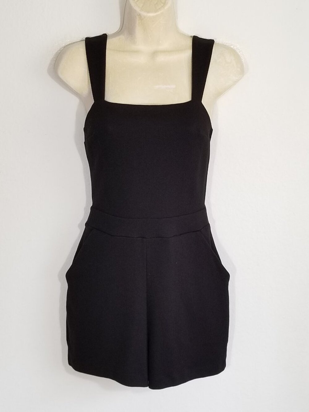 EXPRESS Romper Wide Strap Square Neck 7085E2M